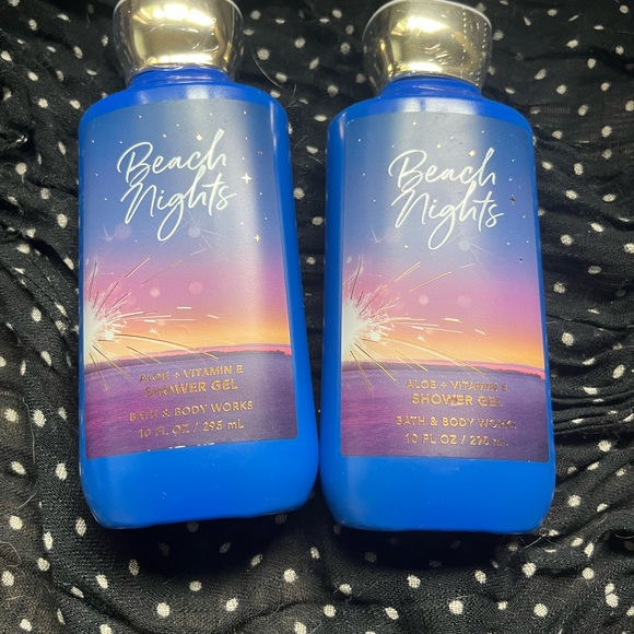 Bath & Body Works Beach Nights Blue and Purple Shower Gel - Picture 1 of 3